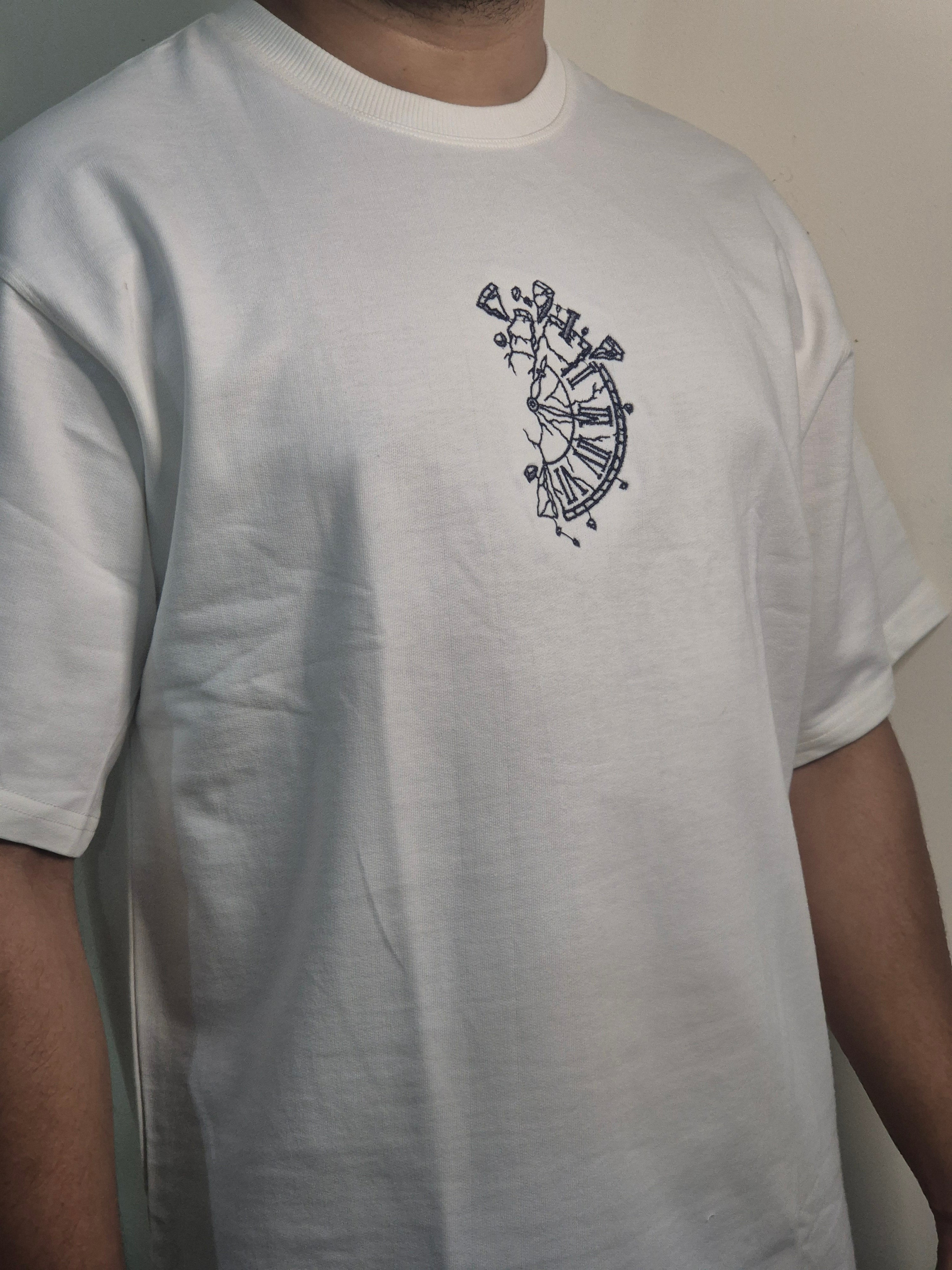 Broken Clock Off White Oversized T-shirt