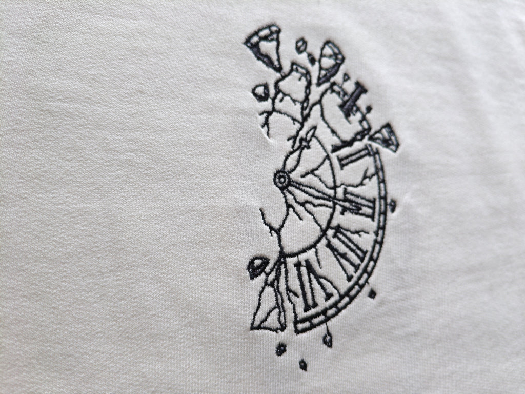 Broken Clock Off White Oversized T-shirt