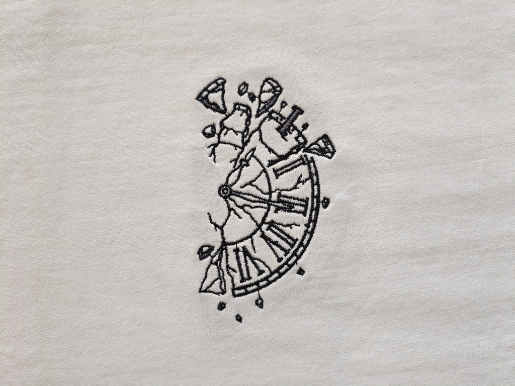 Broken Clock Off White Oversized T-shirt