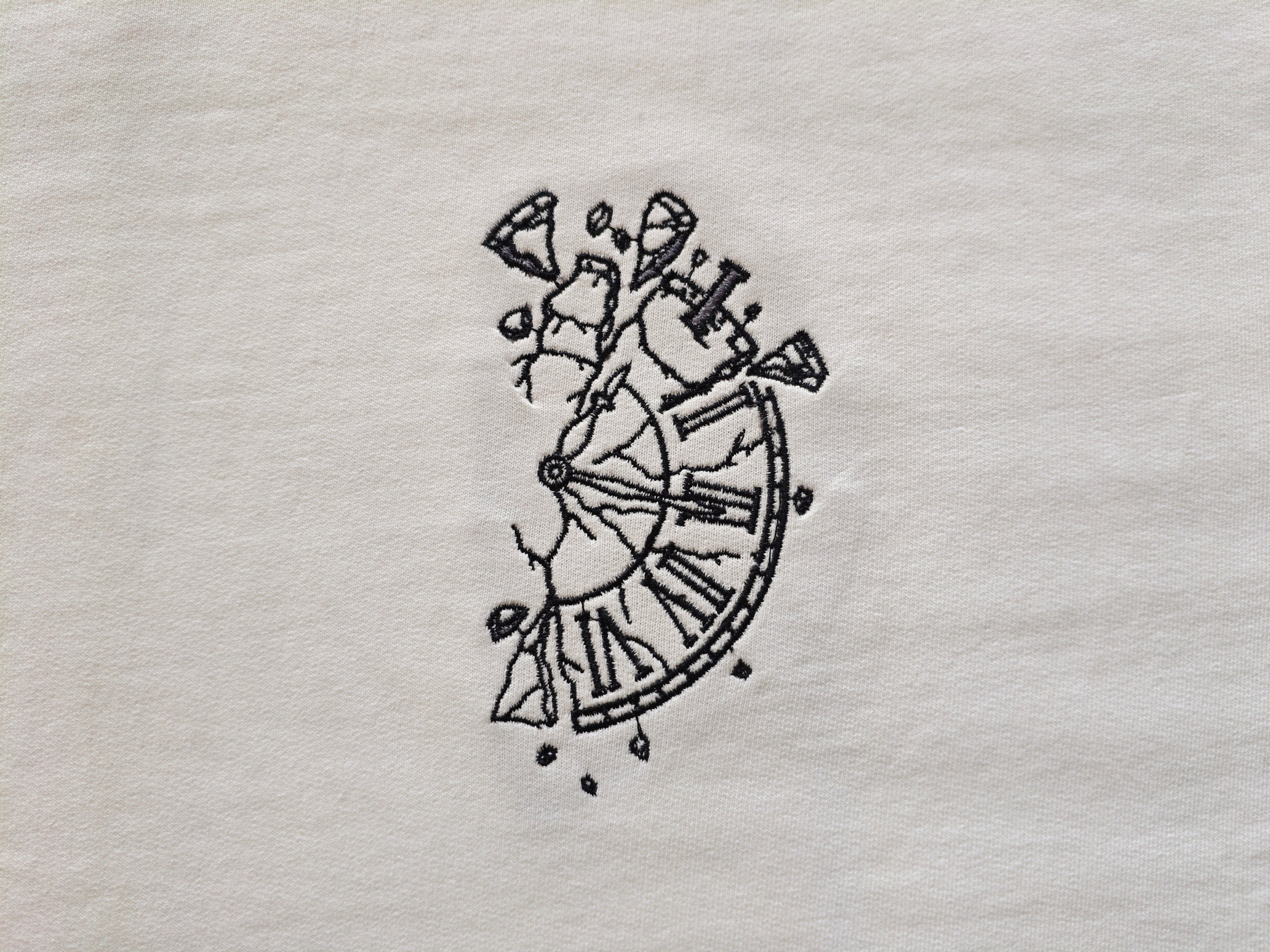 Broken Clock Off White Oversized T-shirt