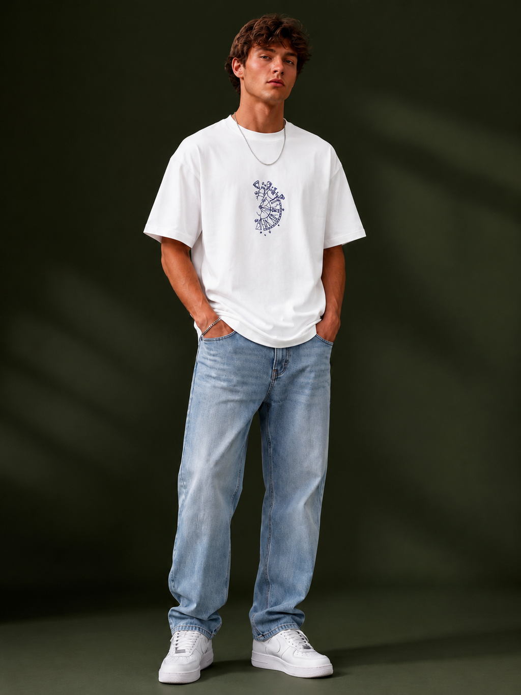 Broken Clock Off White Oversized T-shirt