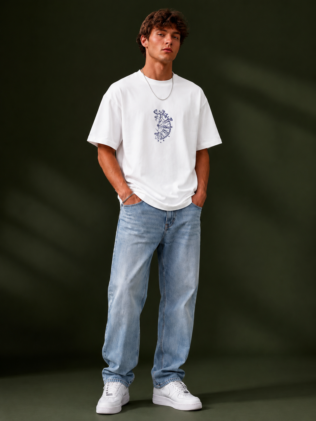 Broken Clock Off White Oversized T-shirt